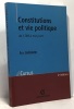 Constitutions et vie politique en France de 1789 à nos jours. Ghérardi Eric