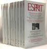 Esprit (revue) année 2003 - du n°2 au n°12 - 9 volumes - Saint Paul Moyen Orient Après guerre Europe Günther Anders suraremement. Collectif