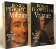 Voltaire - sa jeunesse et son temps - tome un et deux. Peyrefitte Roger