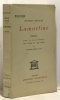 Oeuvres choisies de Lamartine - poésie avec un avant propos une notice et des notes par Francisque Vial. Lamartine