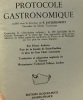 Protocole gastronomique. Jacques Petit