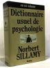 Dictionnaire usuel de psychologie. Sillamy