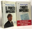 L'enquête impossible + Le procès impossible --- 2 volumes. Gaudino Antoine