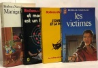Manigances + Et mon tout est un homme + L'ombre et la proie + Les victimes --- 4 volumes. Boileau-Narcejac Collectif