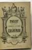 Faust opéra en 5 actes de J. Barbier et M. Carré Musique de Ch. Gounod - partition chant et paroles. Gounod  Barbier  Carré