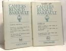 Beckett. Cahiers Renaud-Barrault n° 44  octobre 1963 + Rabelais n°67 septembre 1963 --- 2 numéros. Collectif