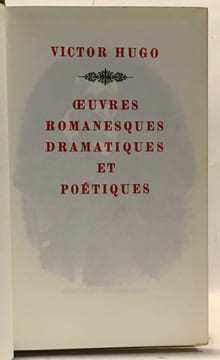 35 volumes des Oeuvres romanesques dramatiques et politiques de Victor Hugo (voir fiche détaillée) du n°1 au n° 37 - n°19-30-31 manquants. Hugo Victor
