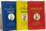 Le bicarbonate malin + Le citron malin + Le vinaigre malin --- 3 livres. Droulhiole Michel
