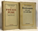 La poésie pure avec un débat sur la poésie par Rorbert de Souza + Divertissements devant l'arche --- 2 livres. Brémon Henri