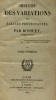 Histoire des variations des églises protestantes - tome premier  deuxième et troisième. Bossuet