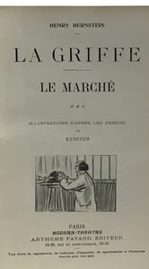 La Griffe Le marché + La Rafale Samson + Après moi Le bercail ---- 6 pièces de théâtres compilées en un volume