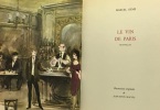 Les tiroirs de l'inconnu + Le vin de Paris --- 2 livres. Aymé Marcel