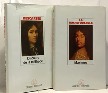 Descartes: discours de la méthode + La Rochefoucauld: Maximes --- 2 livres