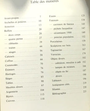 L'Argus des meubles et objets de Flandre d'Artois et de Picardie. Deflassieux Françoise