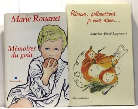 Potirons potimarrons je vous aime... + Poireaux et oignons je vous aime... + Carotte je vous aime... + Mémoire du goût --- 4 volumes. Vigot-Lagandré ...