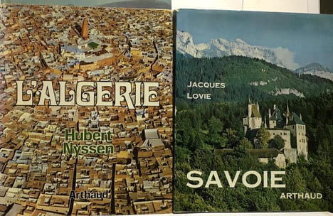 11 volumes Arthaud: L'auvergne + L'Algérie + Savoie + Le Vivarais + Soleils en Provence + La Yougoslavie + Le Canada + Les côtes en France + Paris ...