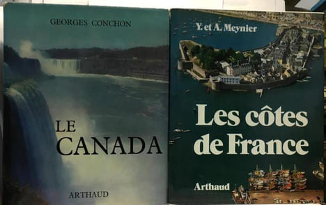 11 volumes Arthaud: L'auvergne + L'Algérie + Savoie + Le Vivarais + Soleils en Provence + La Yougoslavie + Le Canada + Les côtes en France + Paris ...
