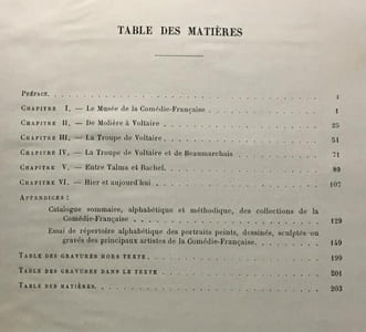 Le musée de la comédie-française 1680-1905 - préface de Jules Claretie