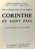 Corinthe et Saint Paul - les antiquités de la grèce. Waele De Ferdinand Joseph
