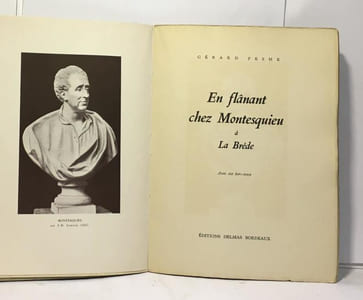 En flânant chez Montesquieu La Brède - avec 6 hors texte