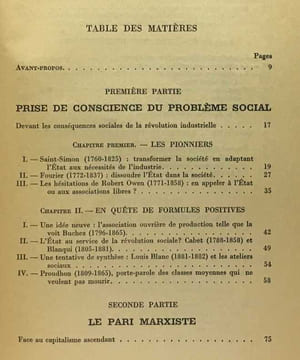 Histoire des doctrines dans l'Europe contemporaine - histoire du travail et de la vie économique. Lefranc Georges