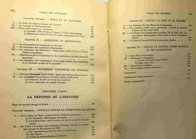 Histoire des doctrines dans l'Europe contemporaine - histoire du travail et de la vie économique