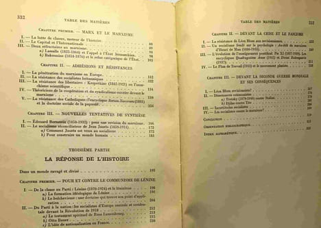 Histoire des doctrines dans l'Europe contemporaine - histoire du travail et de la vie économique. Lefranc Georges