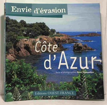 Bourgogne : Edition français-anglais + Côte d'Azur (ed. française) + Provence (ed. française) --- 3 livres. Champollion Hervé