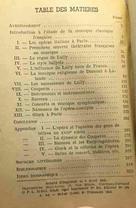 L'âge classique de la musique française - la musique française dans la civilisation