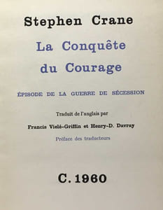 La conquête du courage - épisode de la guerre de sécession
