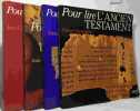 Pour lire l'ancien testament + Pour lire le nouveau testament + Pour vivre le mariage + l'histoire de l'&eacute;glise --- 4 livres. Charpentier Etienne Bagot ...