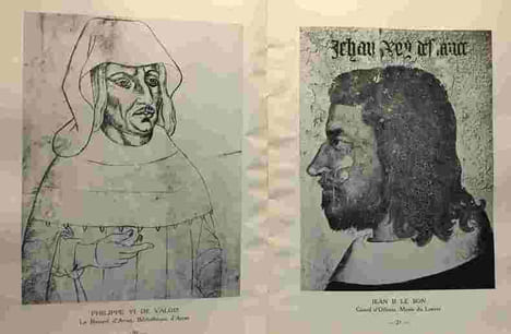 Portraits de rois et reines de France. Brécy René