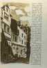 Cinq si&egrave;cles d'histoire bretonne cont&eacute;s par les vieux logis de Rennes --- illustr&eacute; de 73 lithofortes et aquatintes originales. Derveaux Daniel