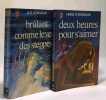 Brulant comme le vent des steppes + deux heures pour s'aimer --- 2 livres. Konsalik Vialar Paul