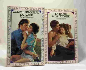 Comme un oiseau sauvage + La saison des amours + La dame à la licorne + Le choix idéal + Par un été torride + Le héros de la nuit -- 6 livres collection Harlequin