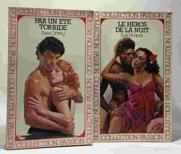 Comme un oiseau sauvage + La saison des amours + La dame à la licorne + Le choix idéal + Par un été torride + Le héros de la nuit -- 6 livres collection Harlequin