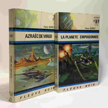 Azraëc de virgo + La planète empoisonnée --- 2 livres. Brabet Piere