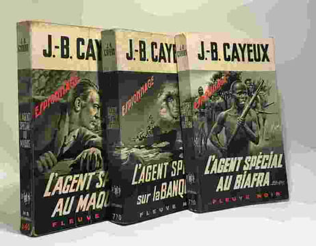 L'agent spécial au maquis + L'agent spécial sur la banquise + L'agent spécial au Biafra --- 3 livres. Cayeux J.B