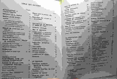 FAIRE SOI MEME L'ELECTRICITE GENERALITES INSTALLATIONS MATERIEL SECURITE NORMES PANNES