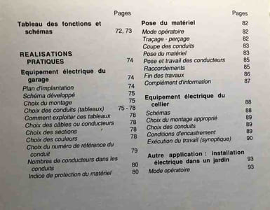 FAIRE SOI MEME L'ELECTRICITE GENERALITES INSTALLATIONS MATERIEL SECURITE NORMES PANNES