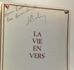 La vie en vers - po&eacute;sie et r&eacute;alit&eacute; --- avec hommage de l'auteur. Bohain L