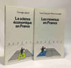La science &eacute;conomique en France + Les revenus en France --- 2 livres. Collectif