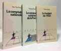 Le budget de l'&Eacute;tat + La comptabilit&eacute; nationale + Le commerce ext&eacute;rieur de la France --- 3 livres. Basl&eacute; Maurice Piriou Milewski