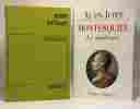 Lamartine + Montesquieu le moderne + Voltaire + L'enfant des lumières --- 4 livres. La Fourniere De Xavier Orieux Chandernagor Juppé