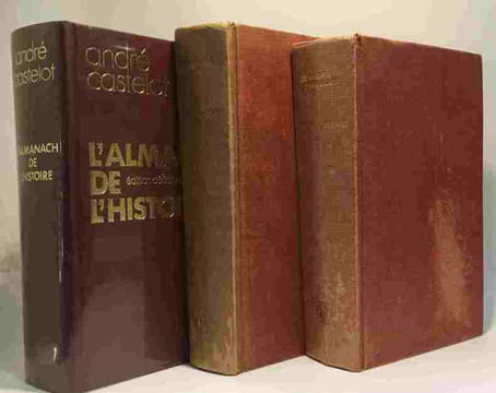 11 livres d'André Castelot: Henri IV + Louis XVI + Marie Antoinette + La mort du roi + Louis XVII + Joséphine + L'aiglon + Le calendrier de l'histoire ...