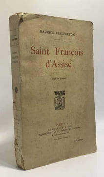 Saint François d'Assise - avec un portrait. Beaufreton Maurice