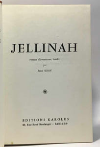 Jellinah - roman d'aventures inédit