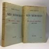Mes mémoires - tome I: Ma jeunesse orgueilleuse 1865-1909 tome II: Mes audaces Agadir 1909-1912. Caillaux Joseph