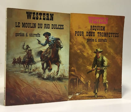 Un homme seul + Kate je reviendrai + Alerte aux hors-la-loi + Requiem pour deux trompettes + le moulin du Rio Dulces --- 5 romans de la collection ...