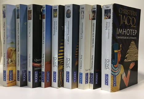 9 romans: Pour L'amour De Philae + Maître Hiram et le roi Salomon + La Reine soleil + La sagesse égyptienne + Toutânkhamon l'ultime secret + L'affaire ...